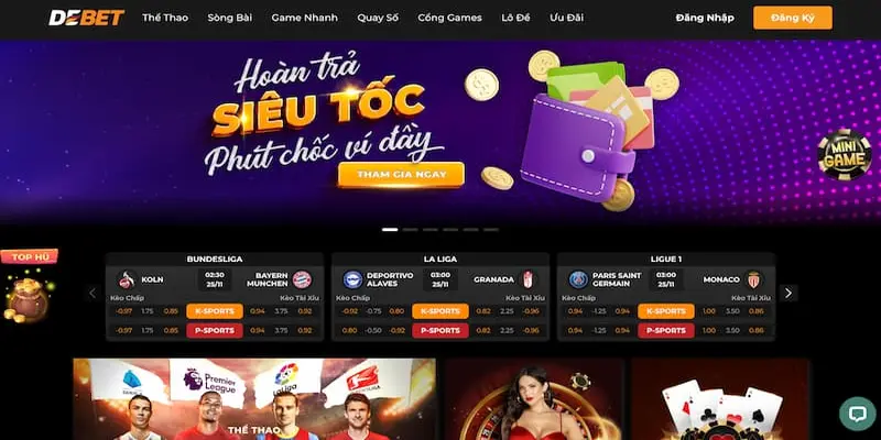 Lý do người chơi nên chọn nhà cái Debet để tham gia